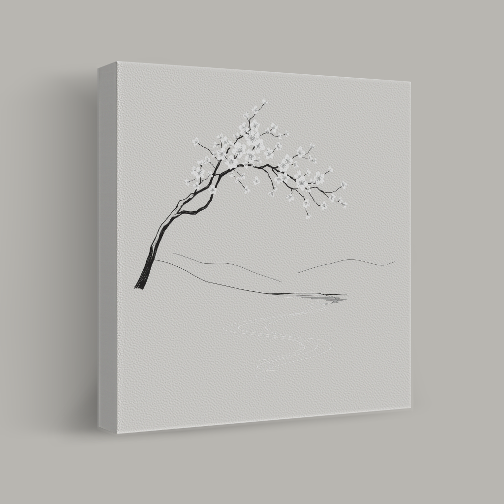 Blossoms Over Stillness view 1