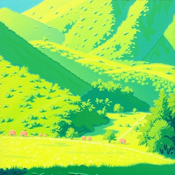 Sunlit Valley's Embrace