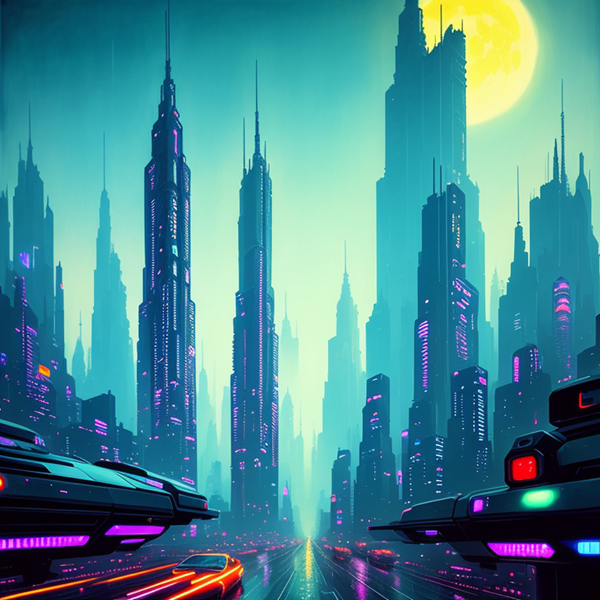 Neon Towers of Tomorrow