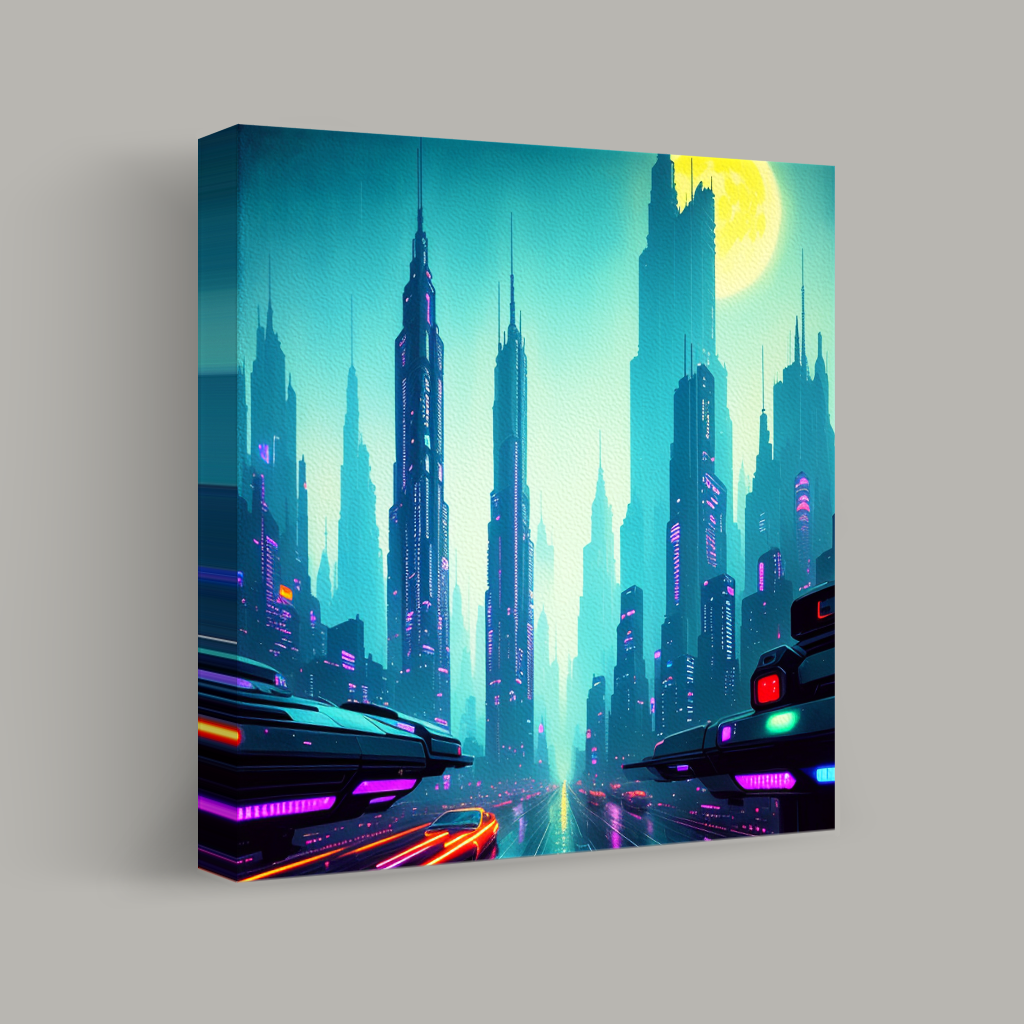 Neon Towers of Tomorrow view 1