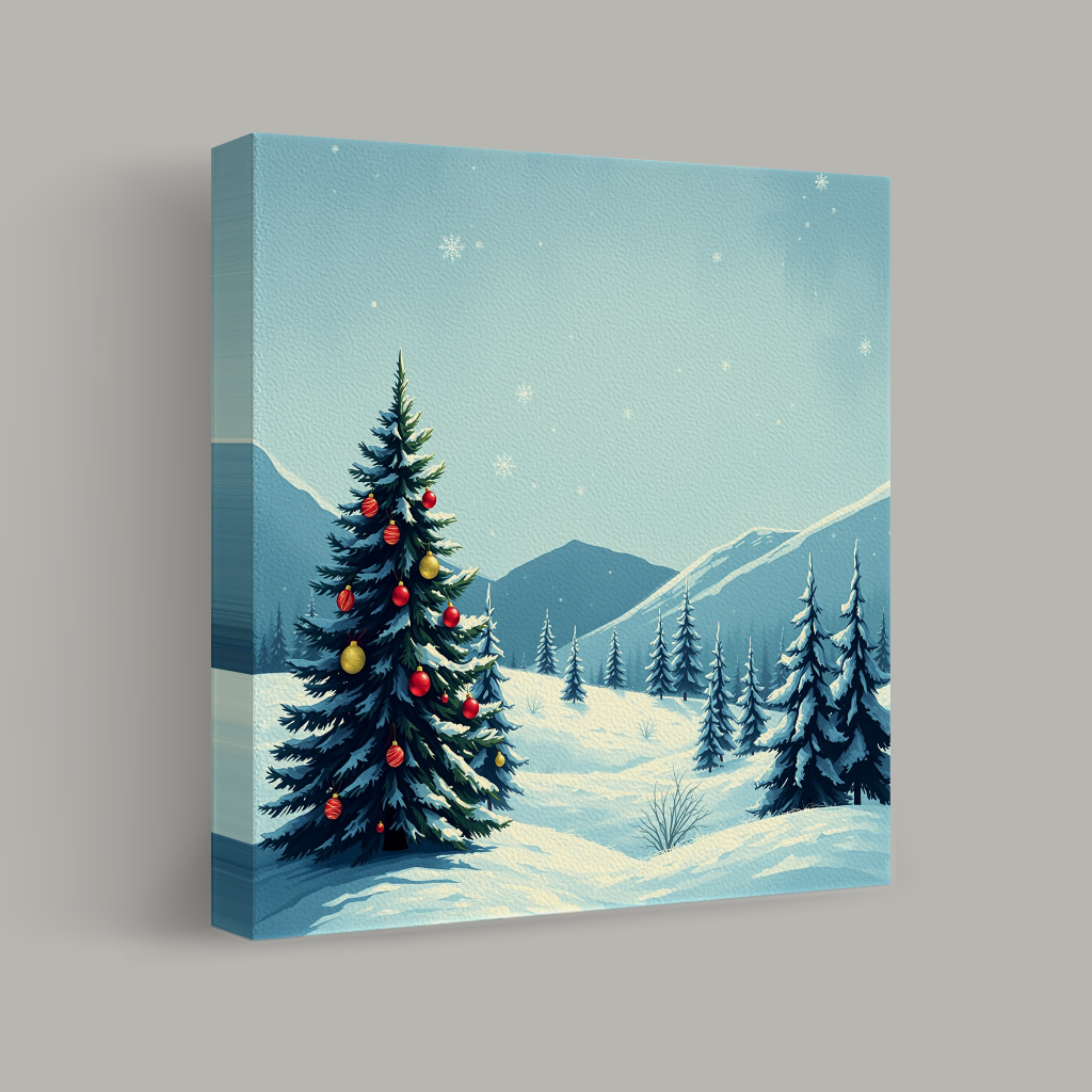 Evergreen in Winter's Embrace view 1