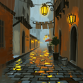 Lanterns in the Rain thumbnail 2