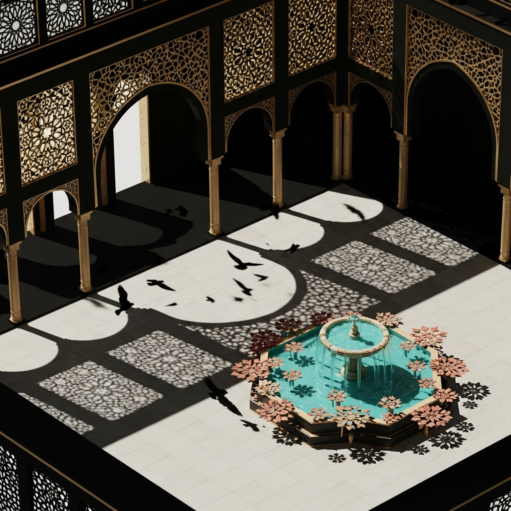 Courtyard Reflections view 2