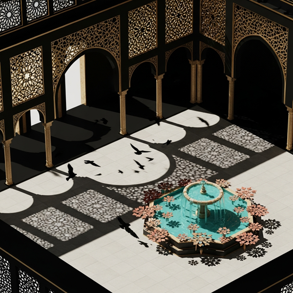 Courtyard Reflections