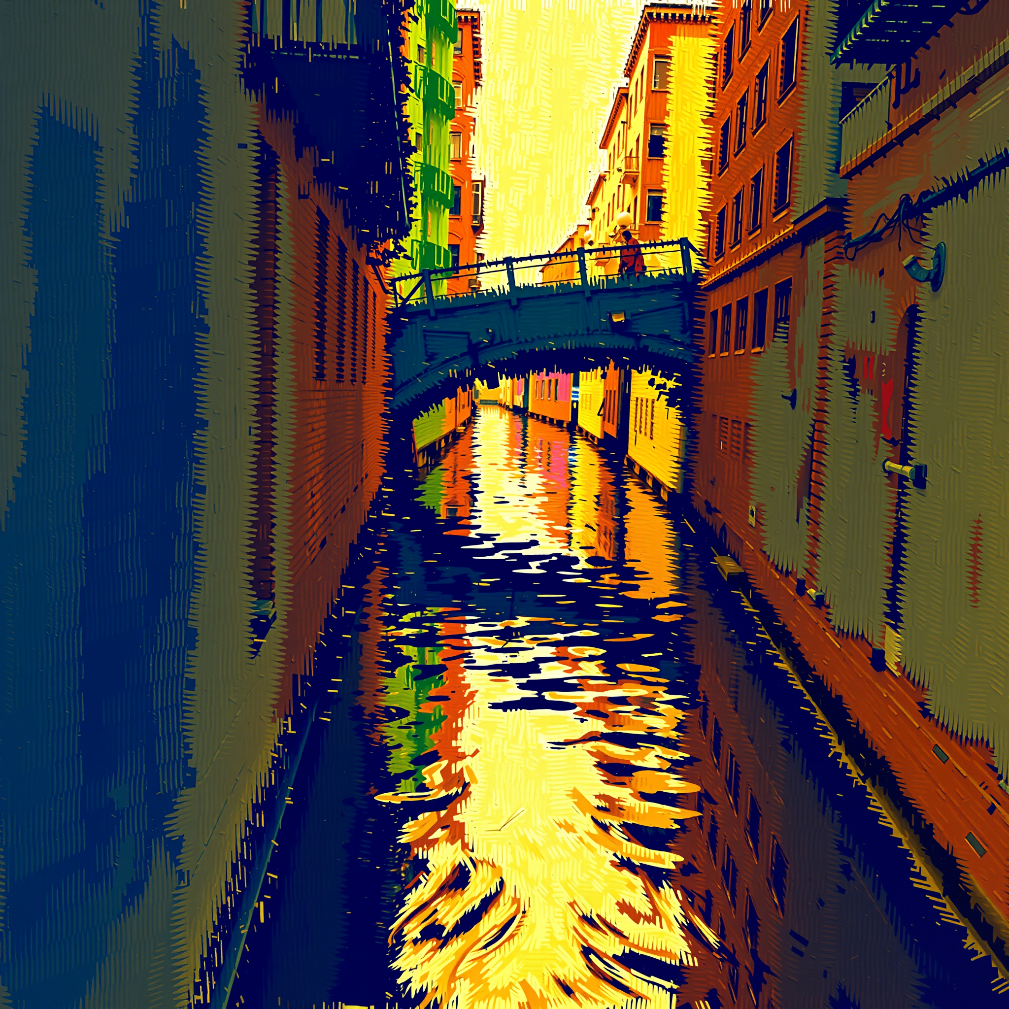 Reflections of Colorful Venice view 2