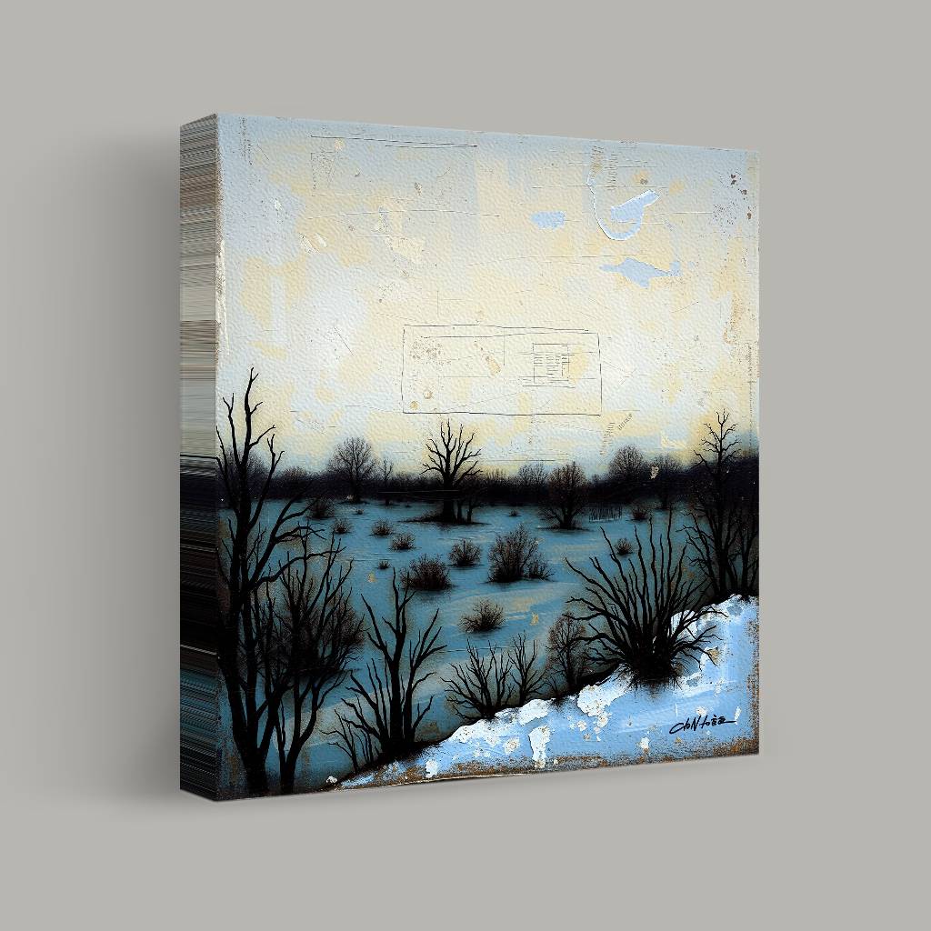 Winter's Grasp on the Barren Plain view 1