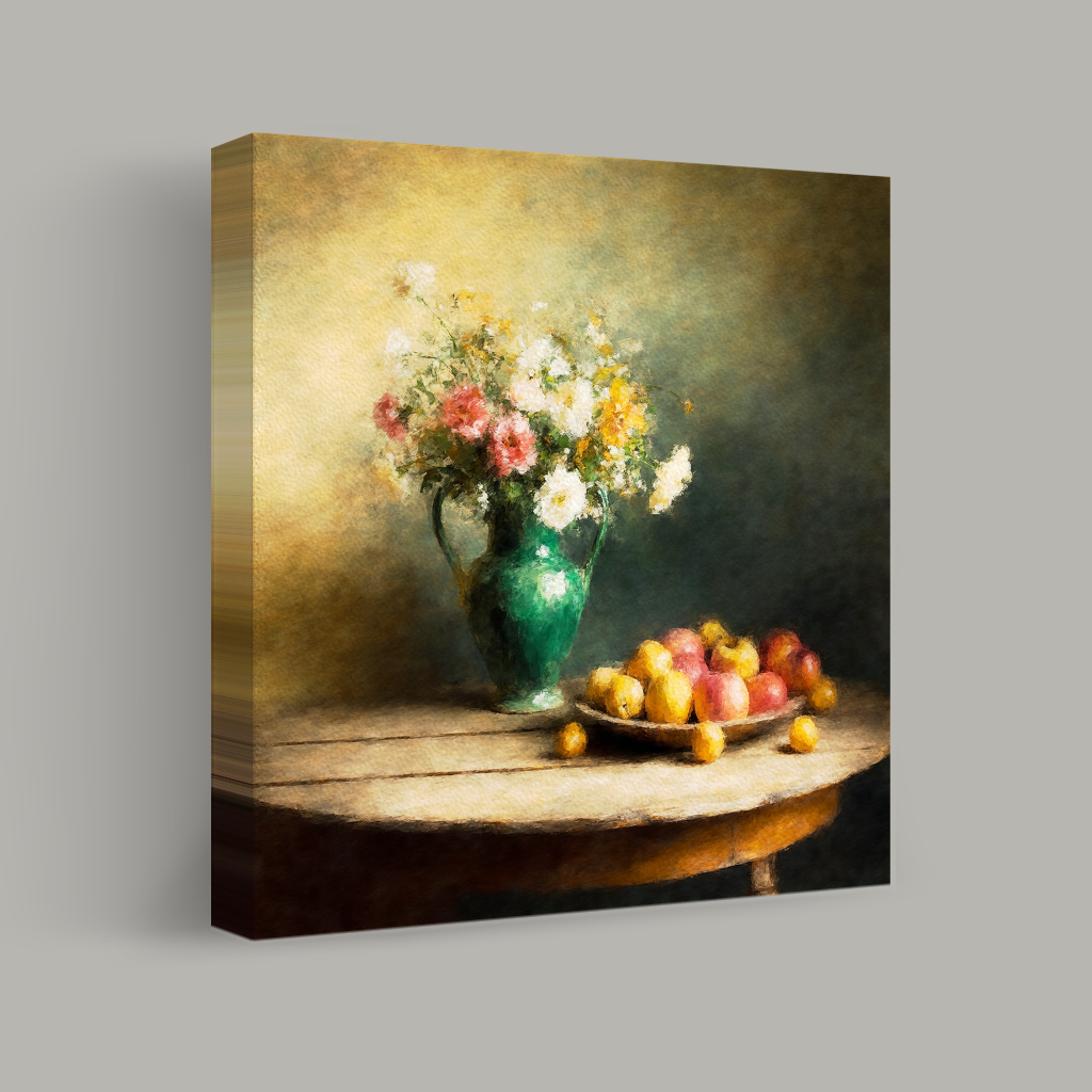 Still Life with Vibrant Blooms view 1