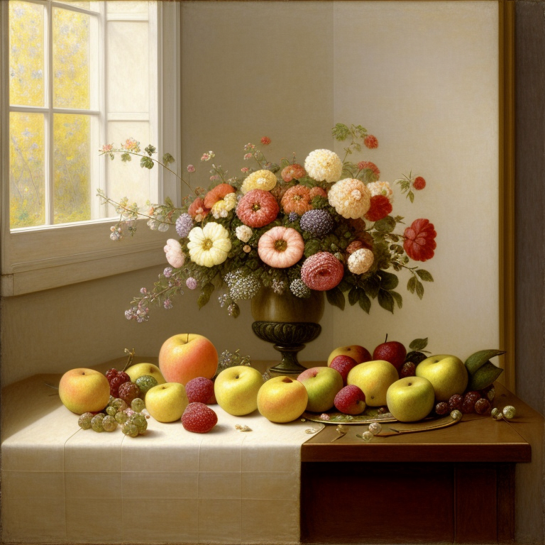 Window Light and Autumn Bounty view 2