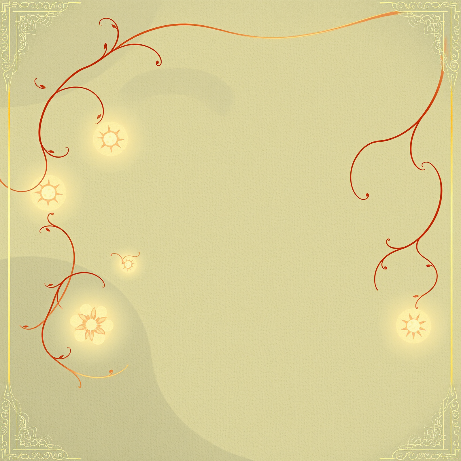 Whimsical Vines of Light view 2