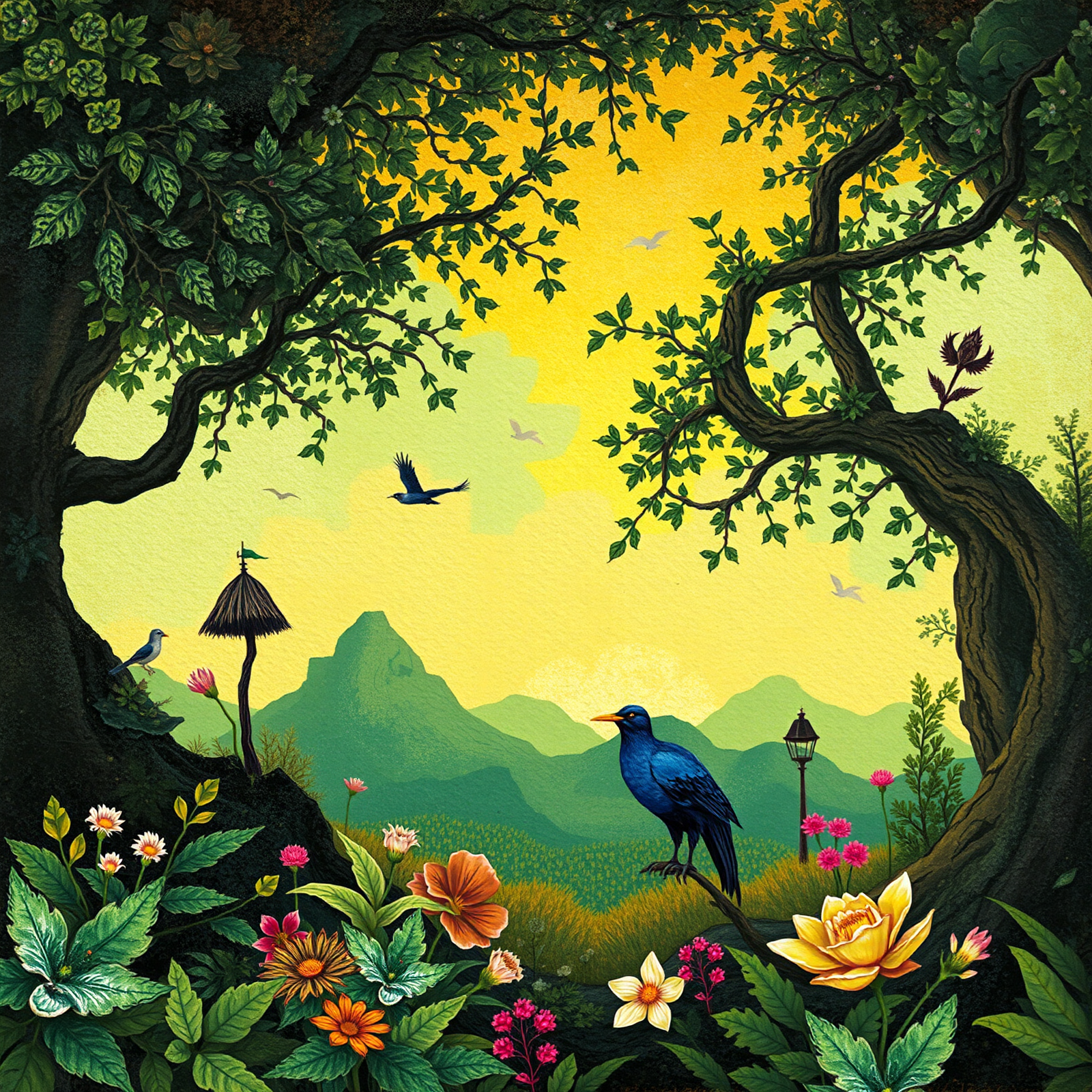 Enchanted Forest Sunrise view 2