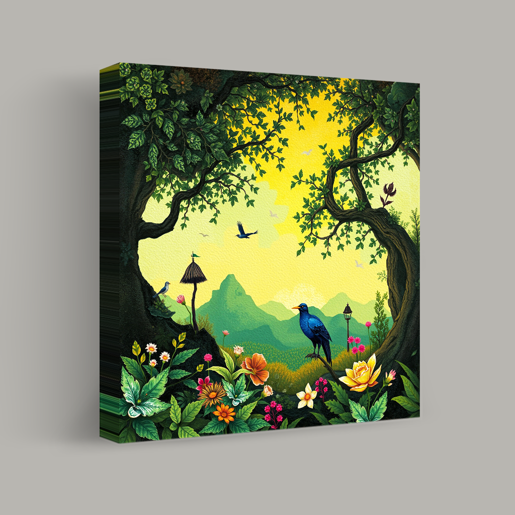 Enchanted Forest Sunrise view 1