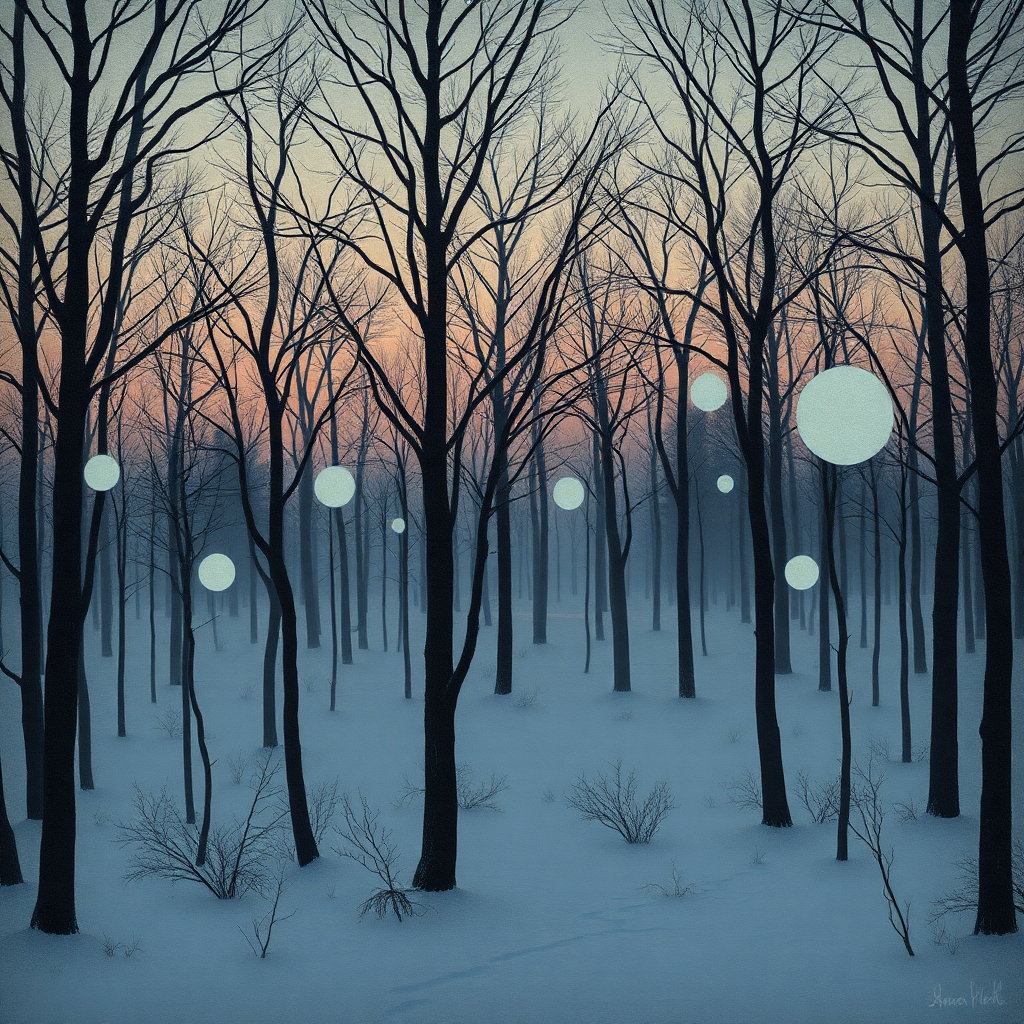 Twilight Whispers in the Frost view 2