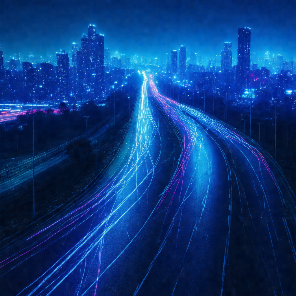 Neon Highways of Tomorrow view 2