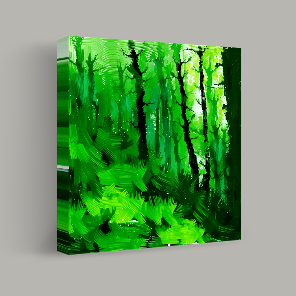 Verdant Whispers in the Forest view 1