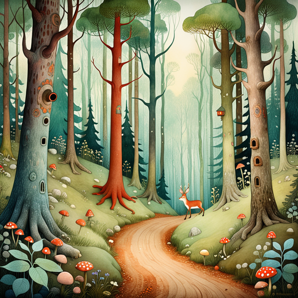 Enchanted Woodland Pathway view 2