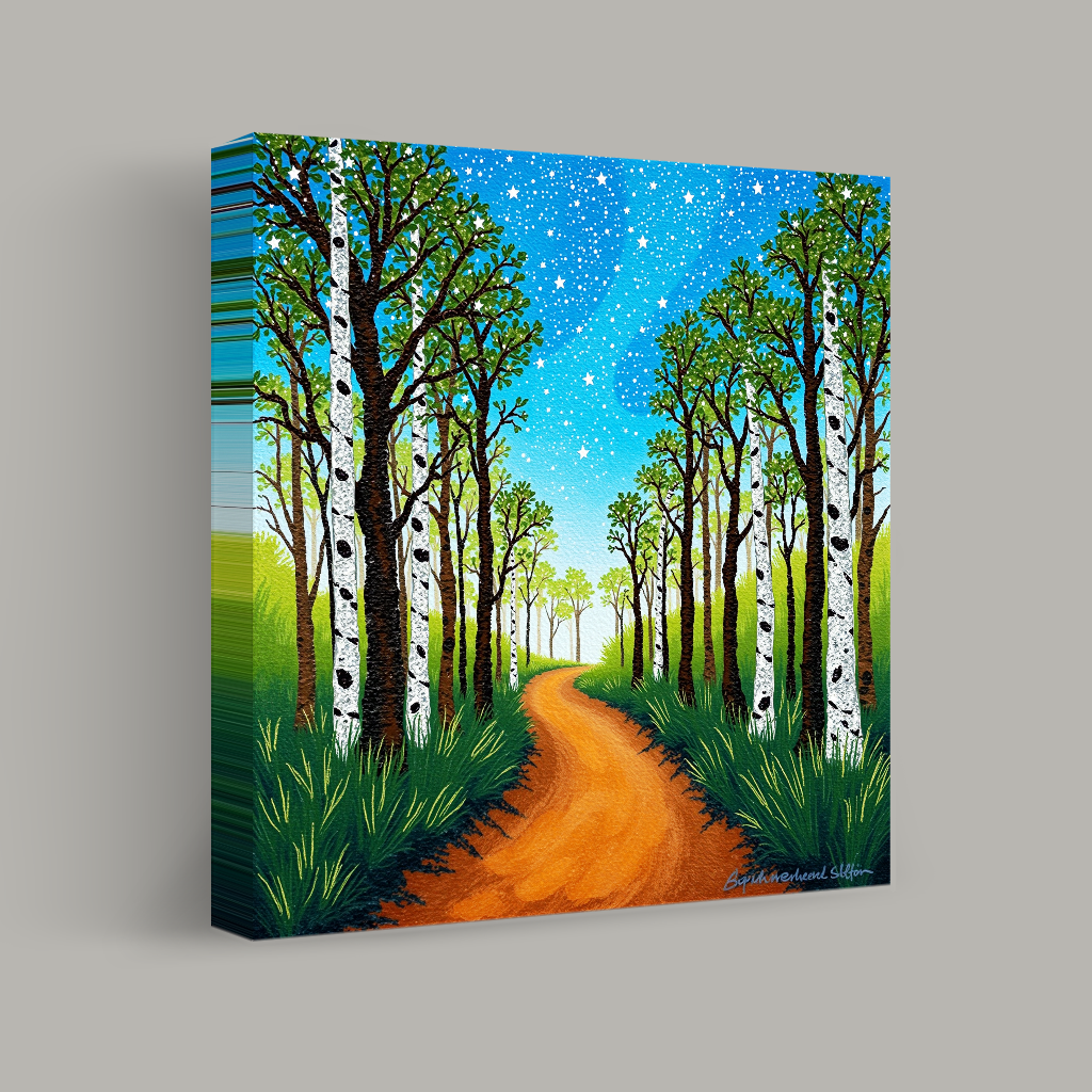 Wandering Through Starlit Woods view 1