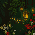 Lanterns in the Enchanted Garden thumbnail 2