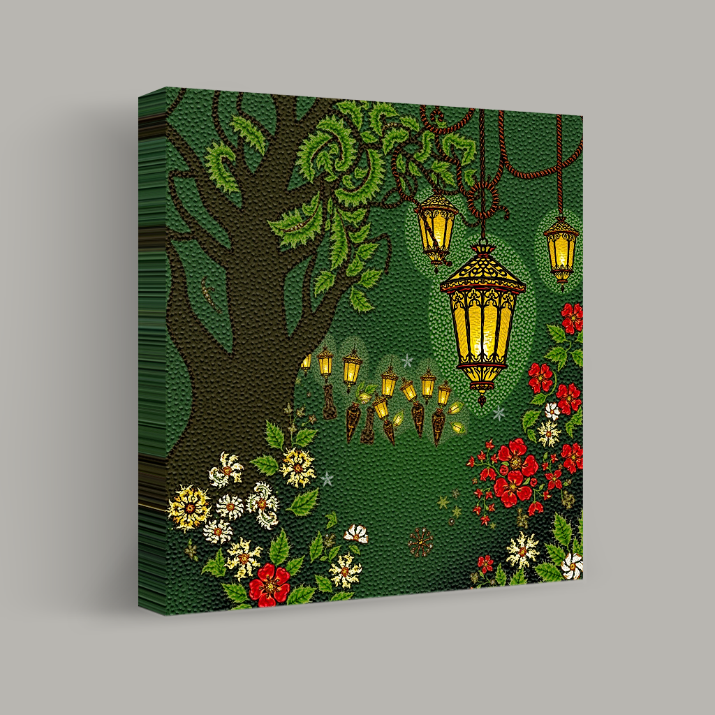 Lanterns in the Enchanted Garden view 1