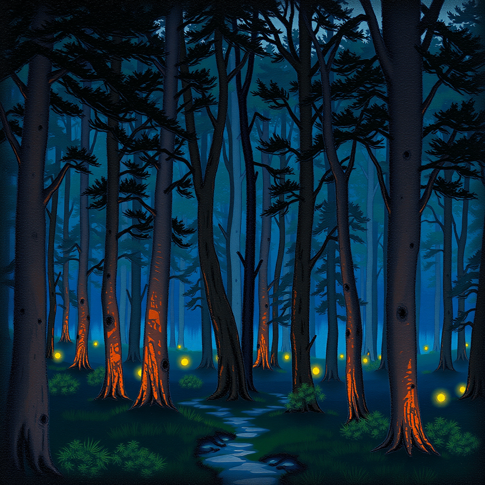 Enchanted Glade at Dusk view 2