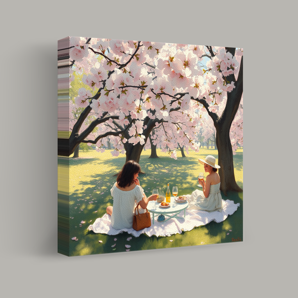 Beneath Blossoming Boughs view 1