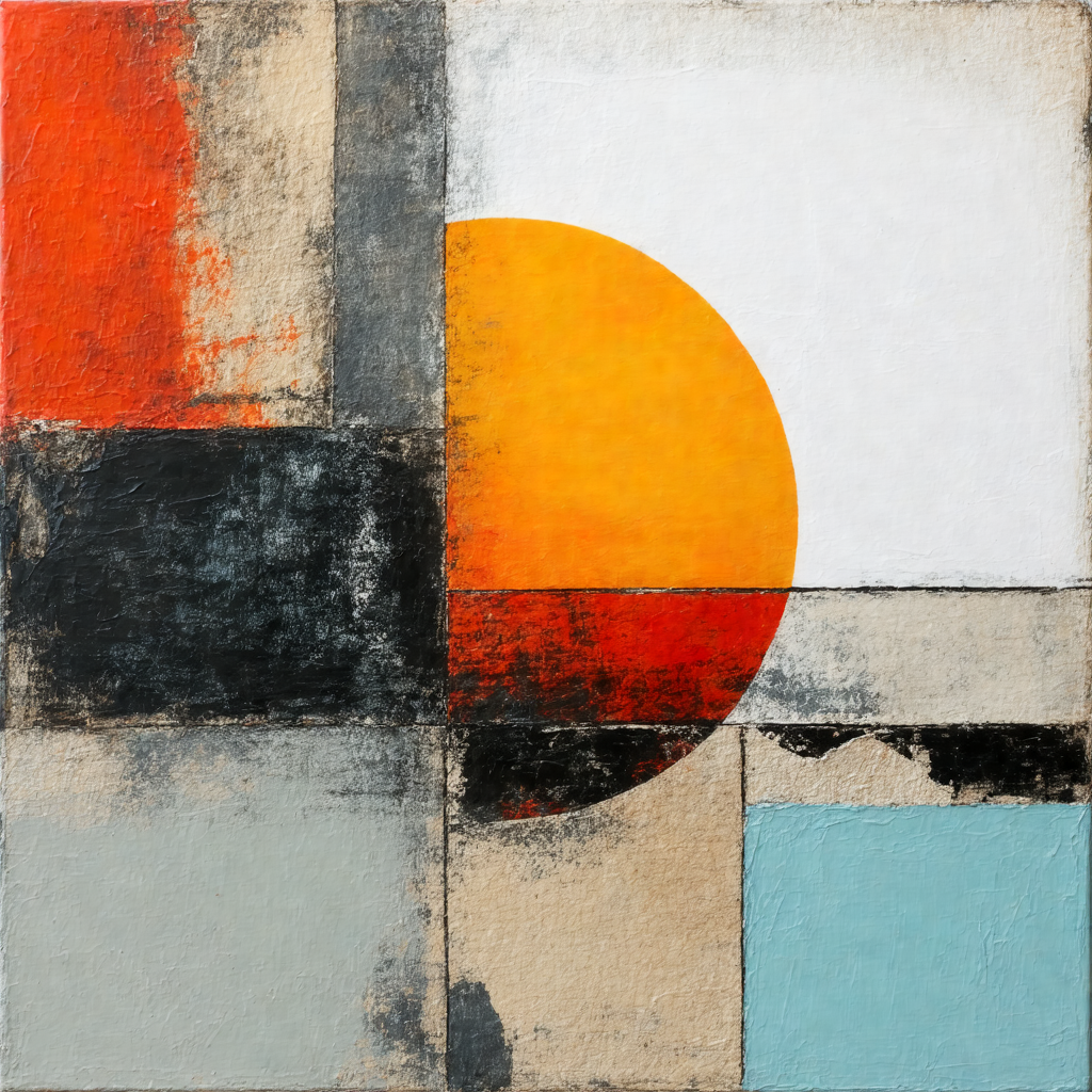 Sunrise in Abstract Geometry view 2