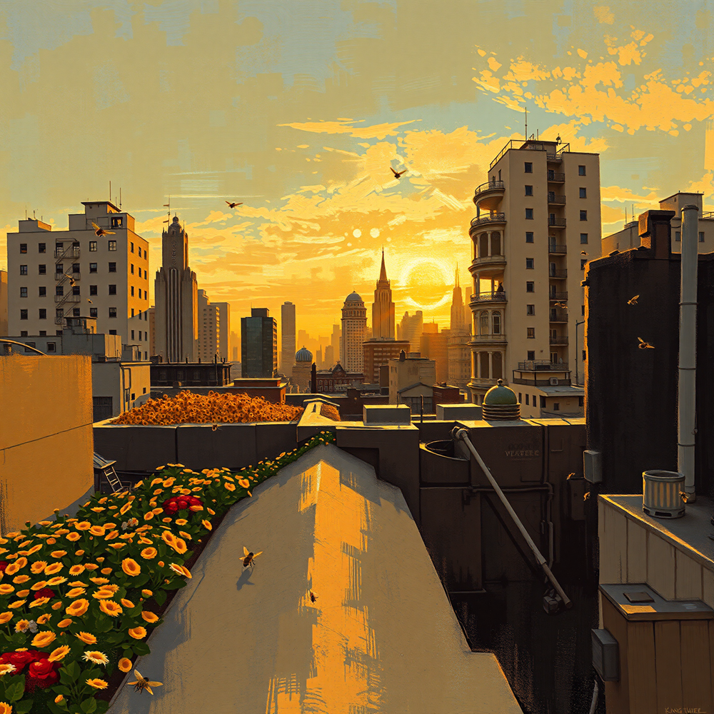 Sunlit Urban Horizon view 2