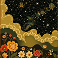 Celestial Garden Tapestry thumbnail 2