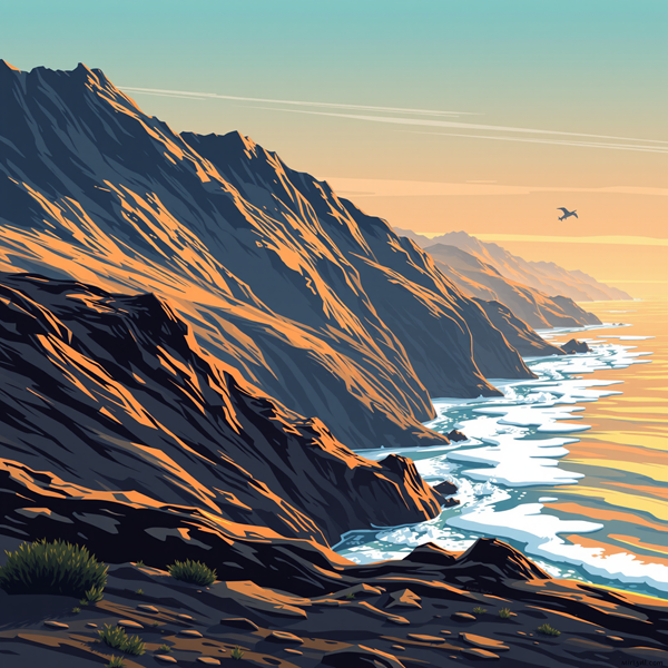 Serenity Along the Rugged Coast