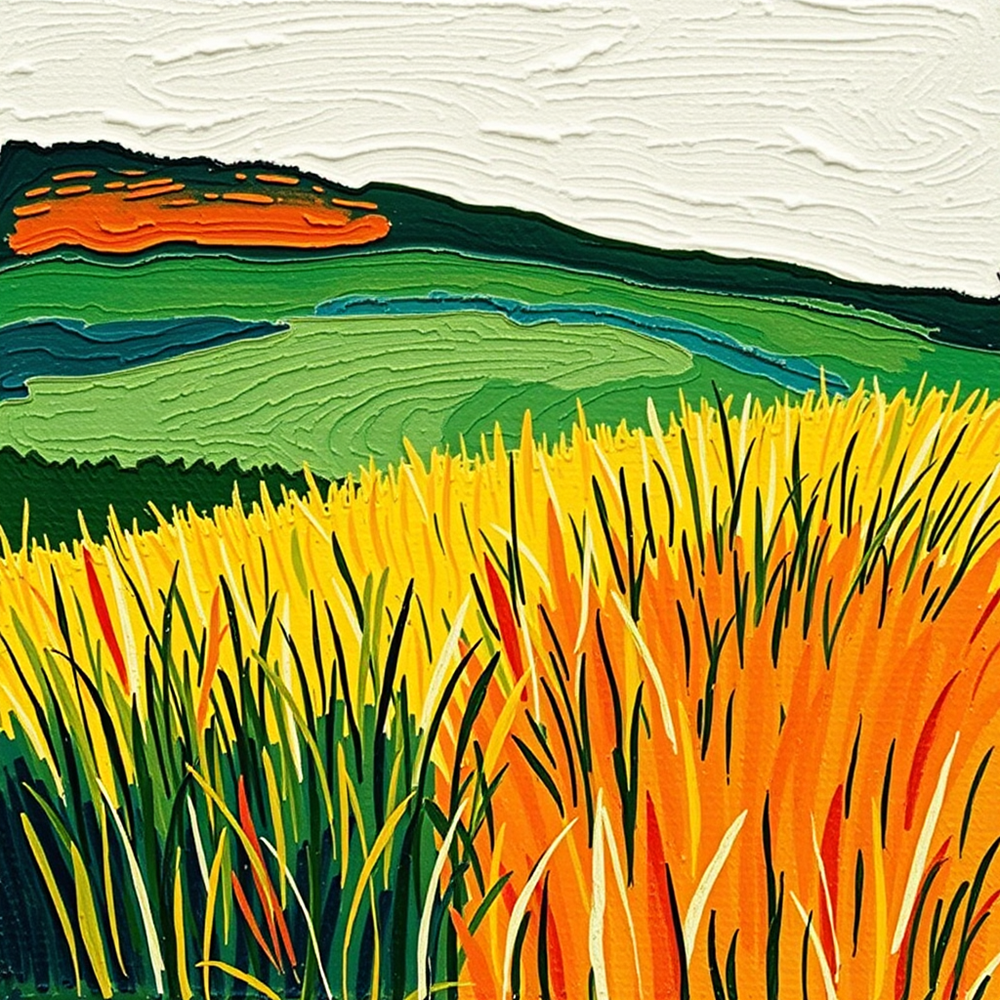 Fields of Colorful Whispers view 2