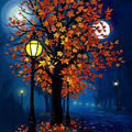 Moonlit Autumn Stroll thumbnail 2