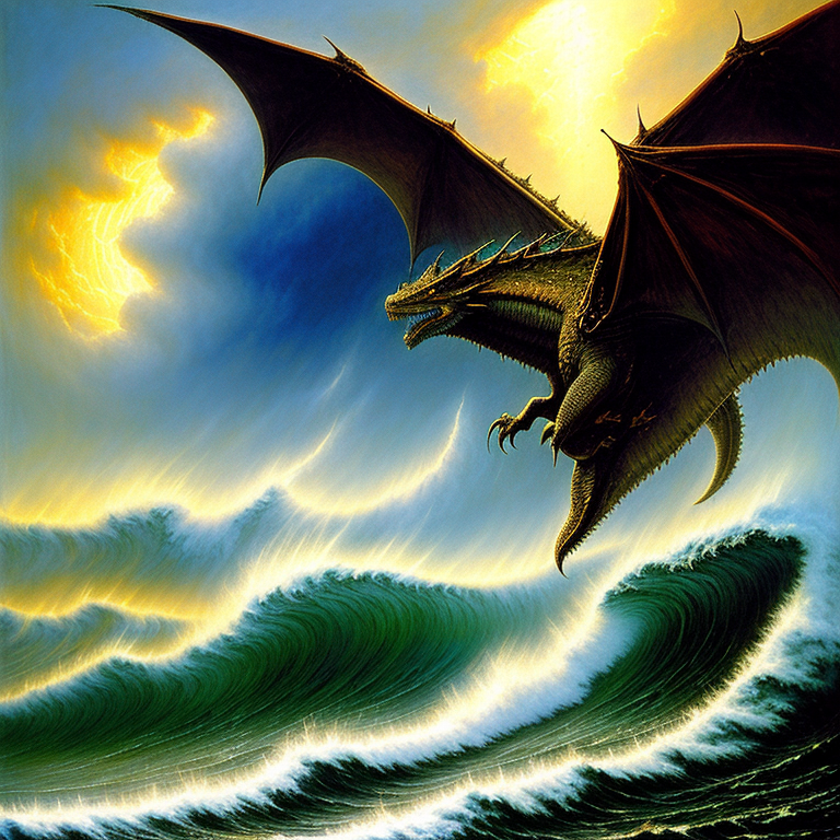 Dragon's Flight at Sea view 2