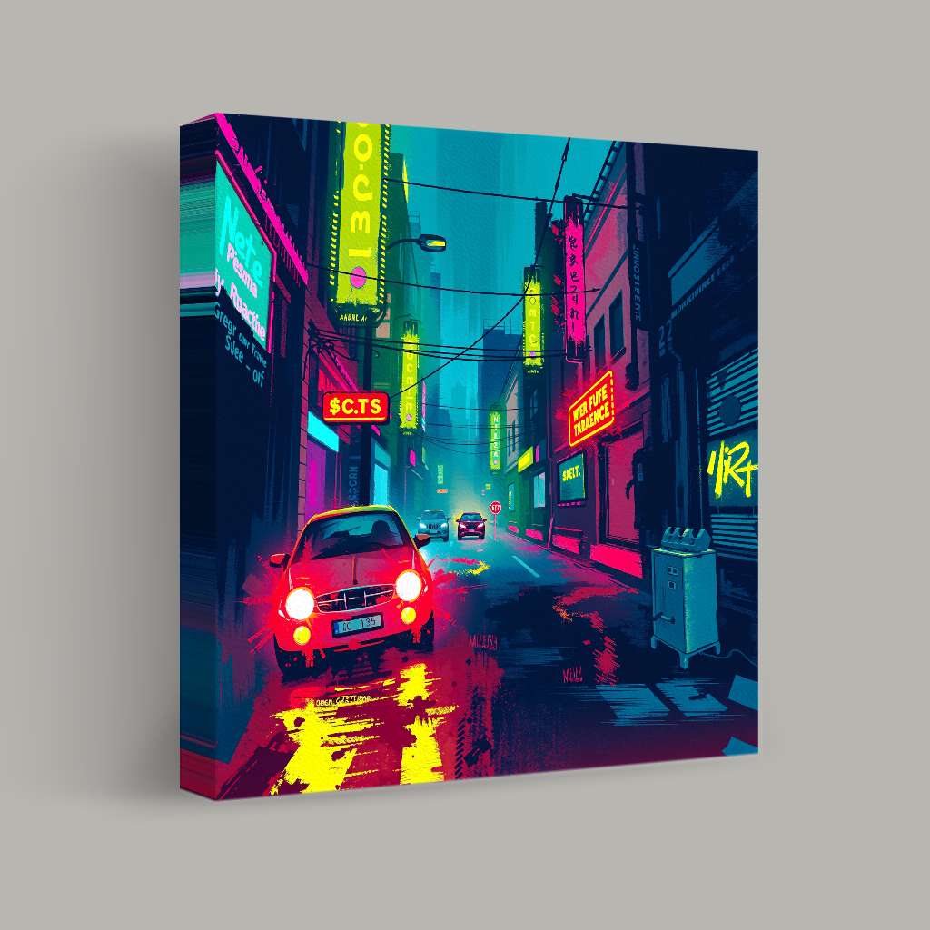 Neon Alleyways view 1