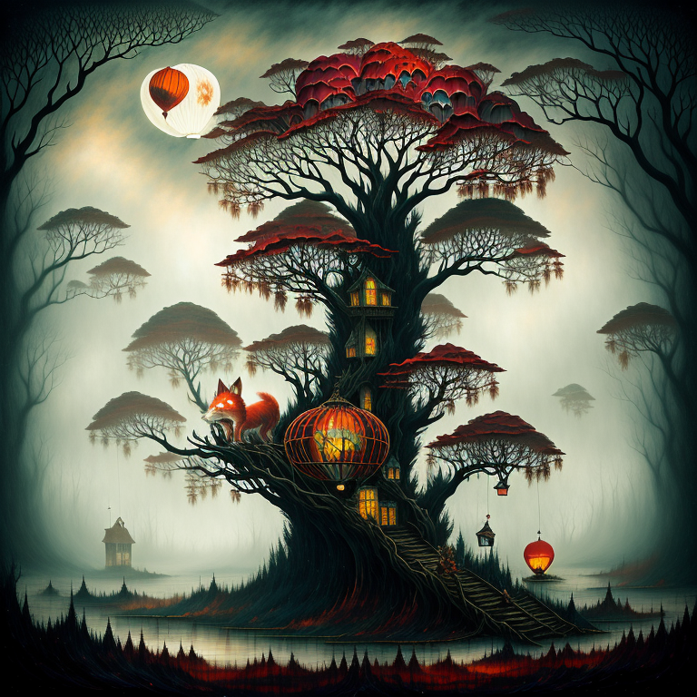 Enchanted Sanctuary in the Mist view 2