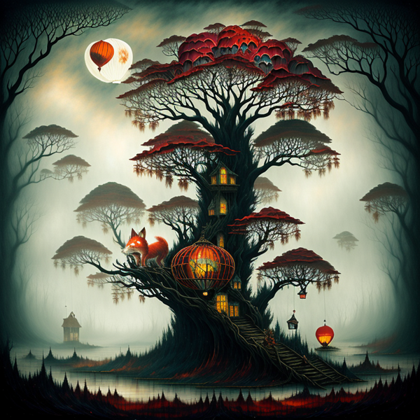 Enchanted Sanctuary in the Mist