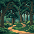 Pathway Through the Whispering Trees thumbnail 2