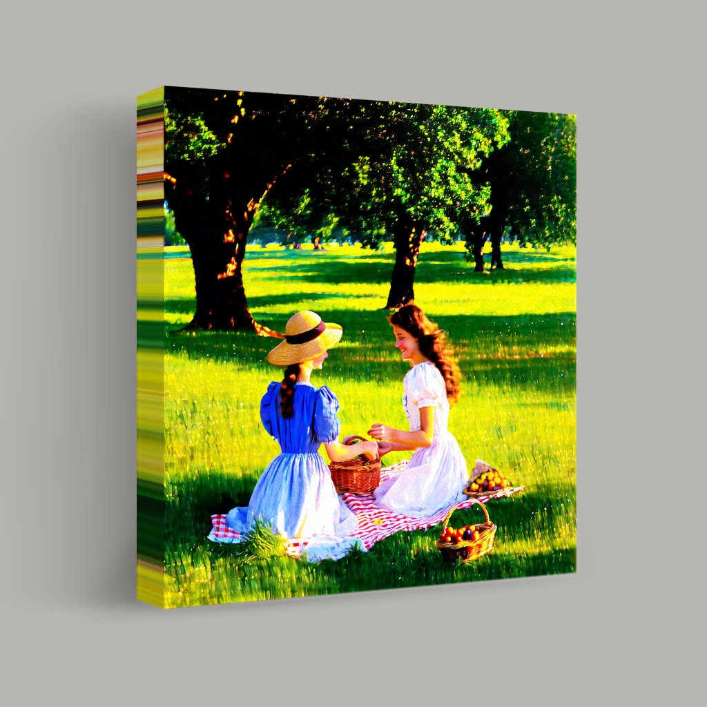 Afternoon in the Orchard view 1