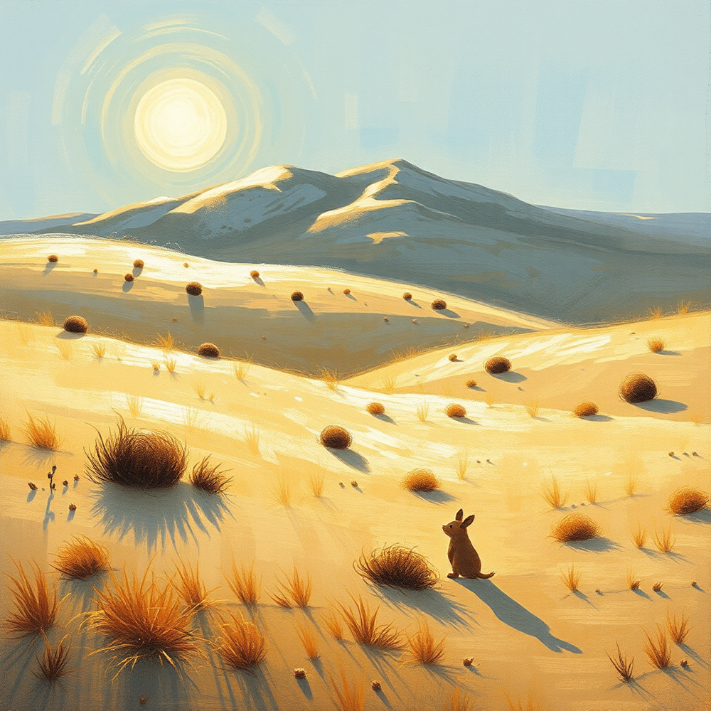 Solitude in the Sunlit Sands view 2