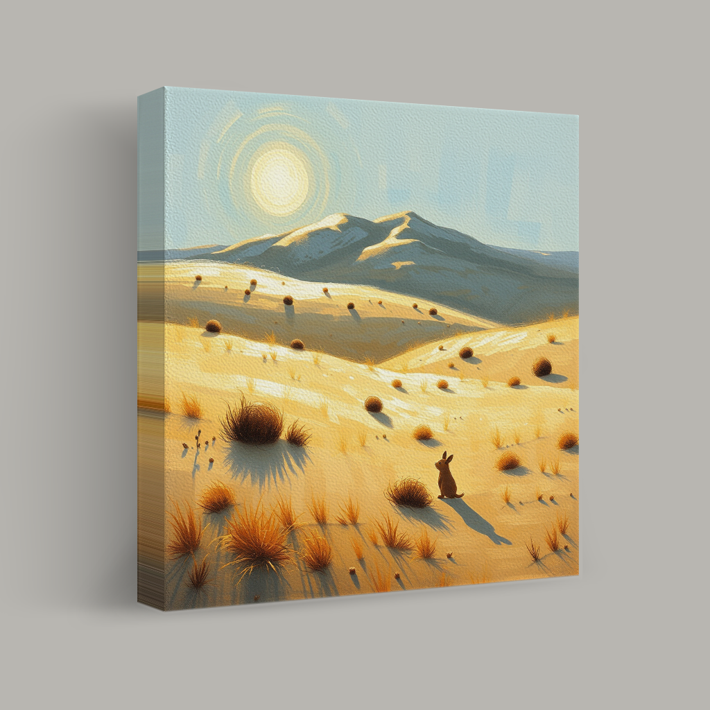 Solitude in the Sunlit Sands view 1