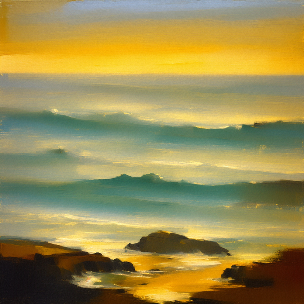 Ocean at Daybreak view 2