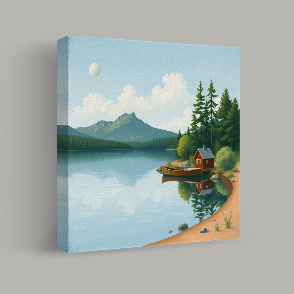 Serenity by the Lakeside Cabin view 1