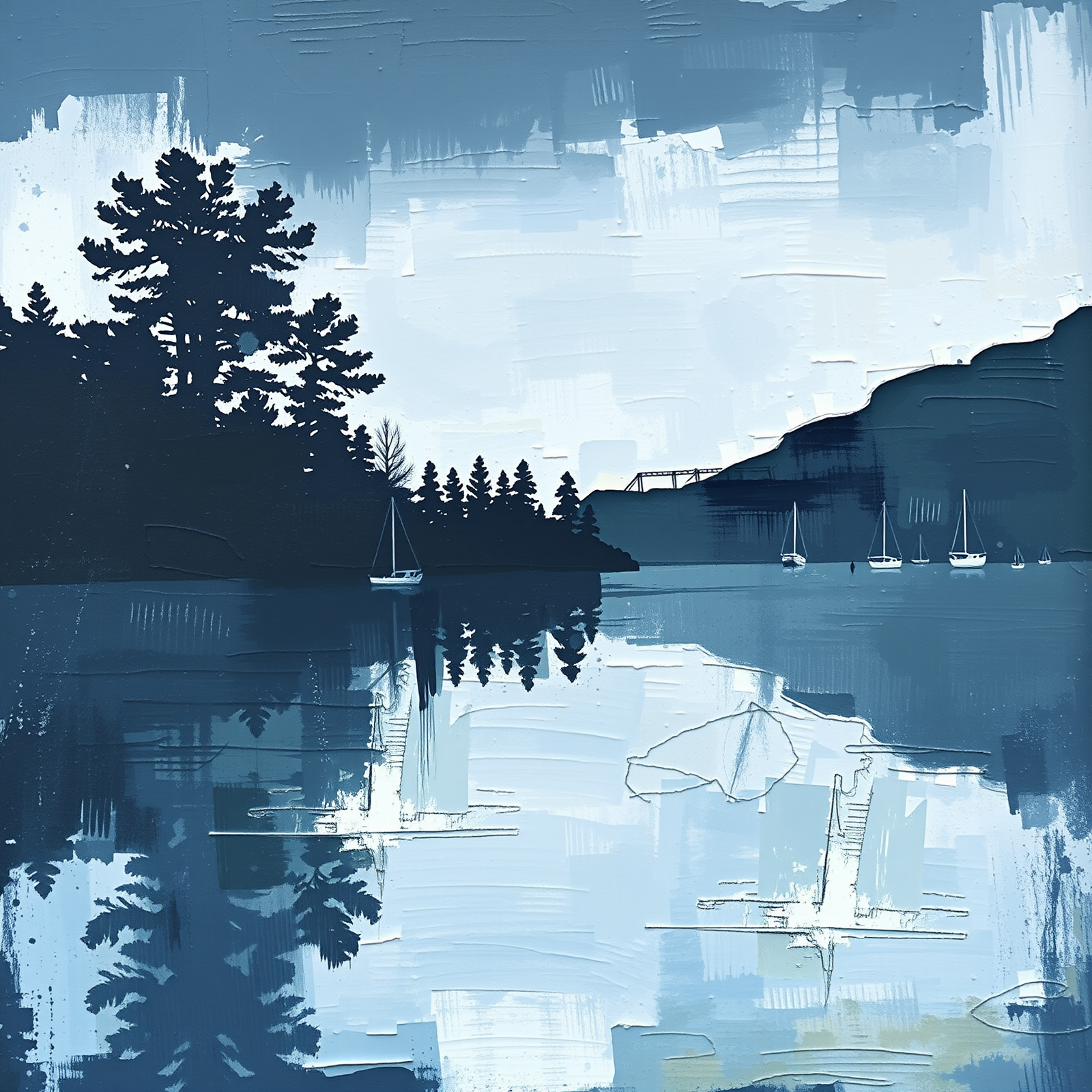 Reflections of a Quiet Harbor view 2