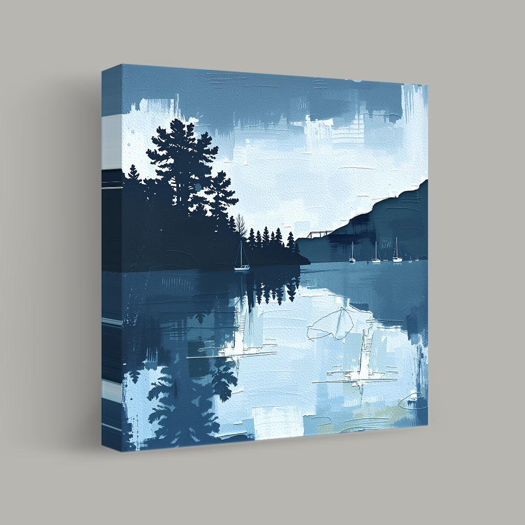 Reflections of a Quiet Harbor view 1