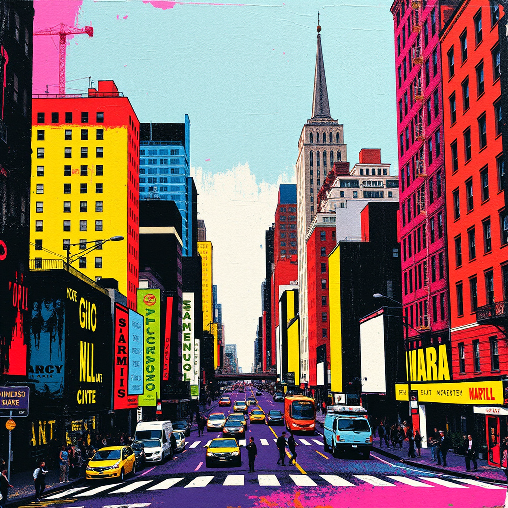 Urban Rhythms in Vivid Hues view 2