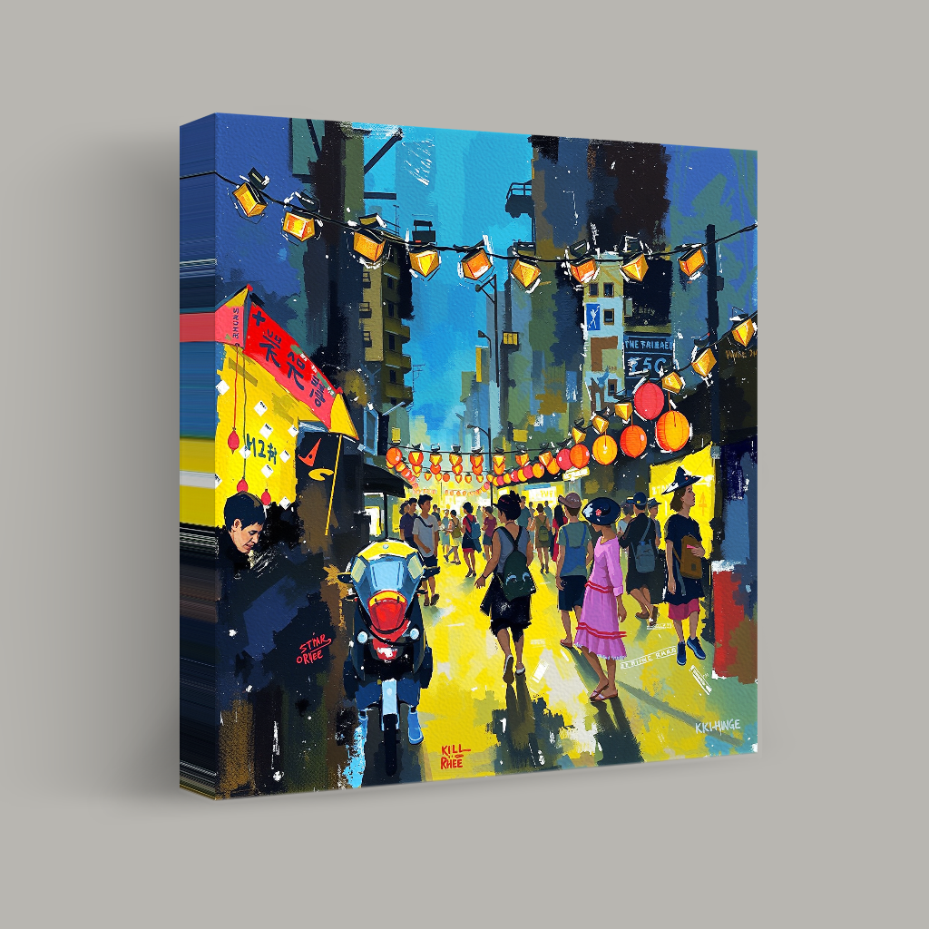 Lantern-lit Night Market Stroll view 1