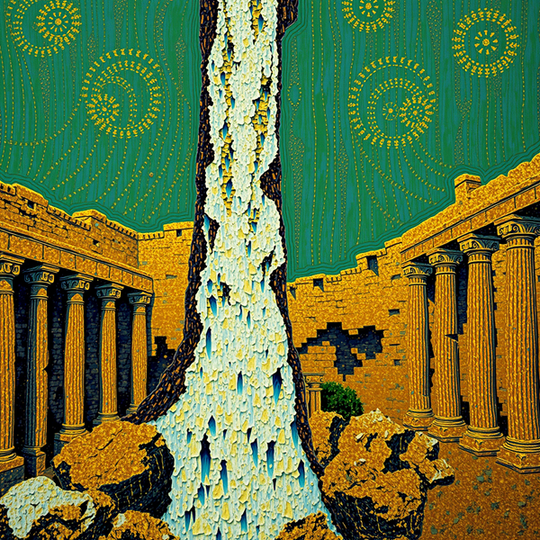 Cascade of the Ancient Ruins