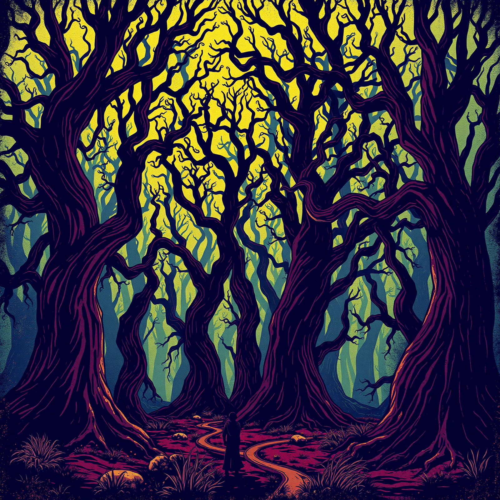 Enchanted Forest Pathway view 2