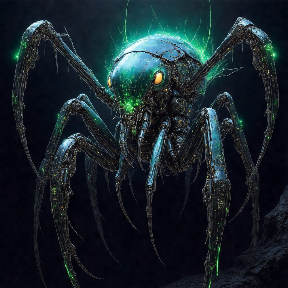Mechanical Arachnid Awakens view 2