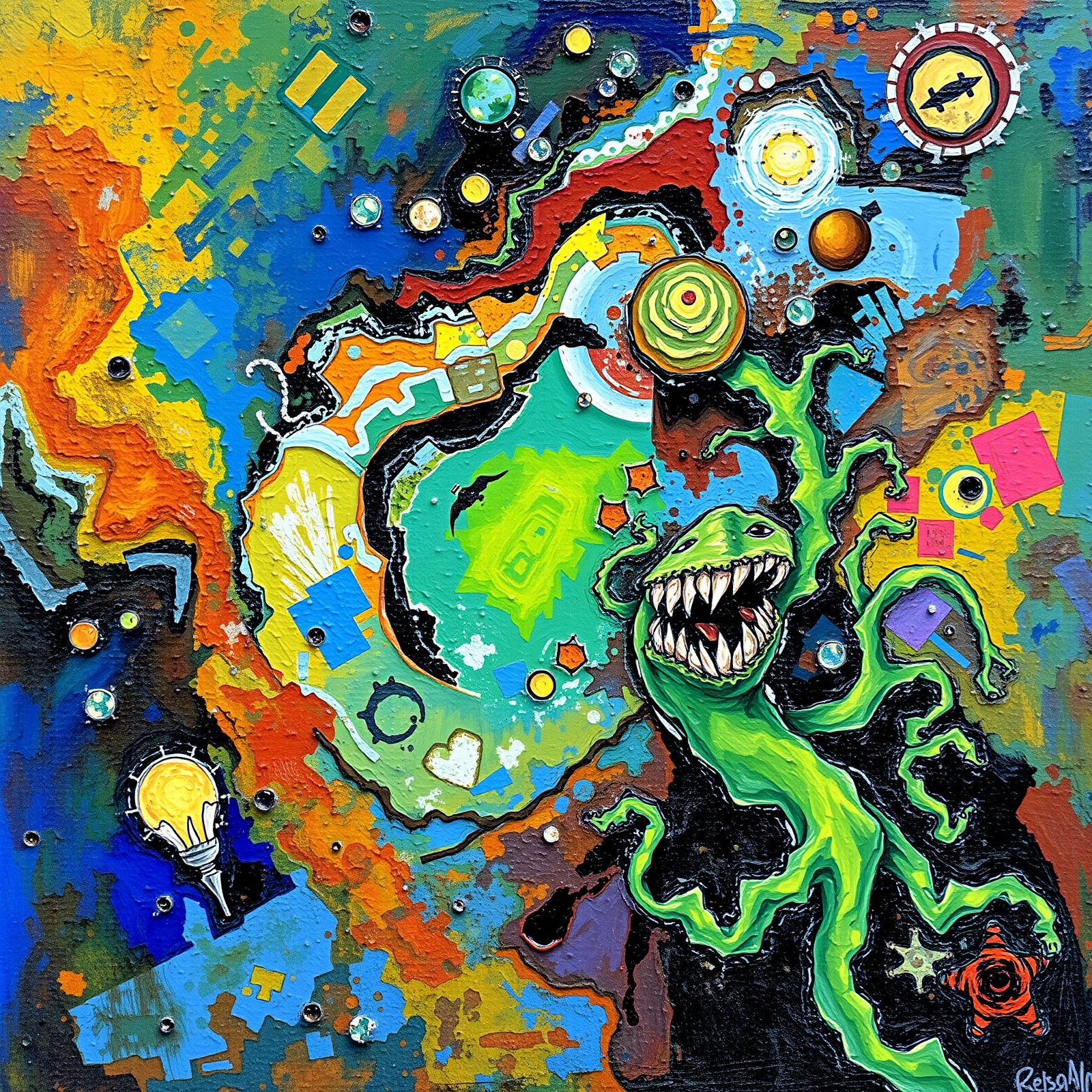 Chaos in Cosmic Colors view 2