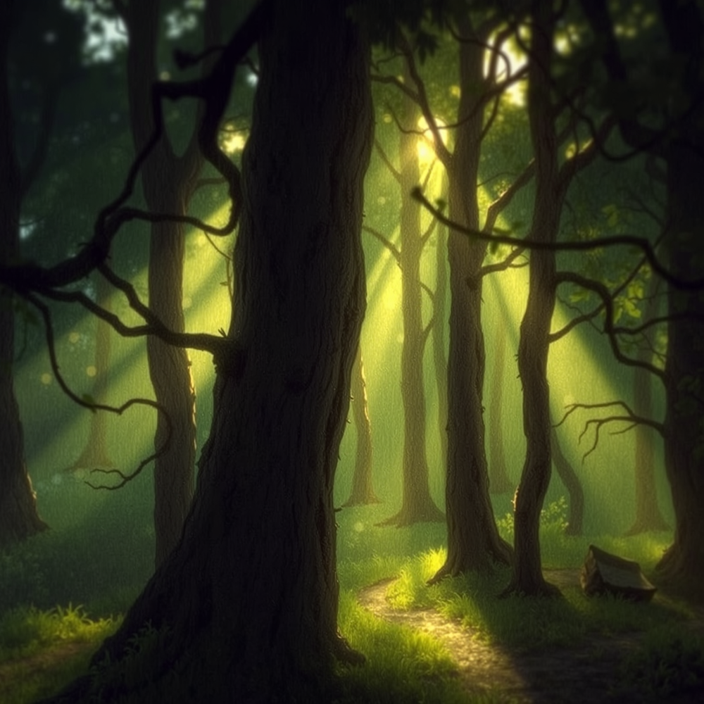 Enchanted Woodland Path view 2