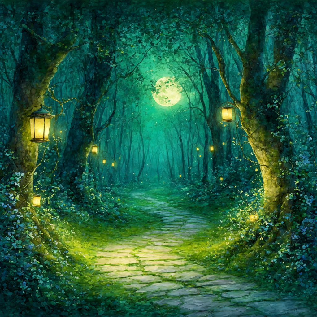 Enchanted Forest Pathway view 2